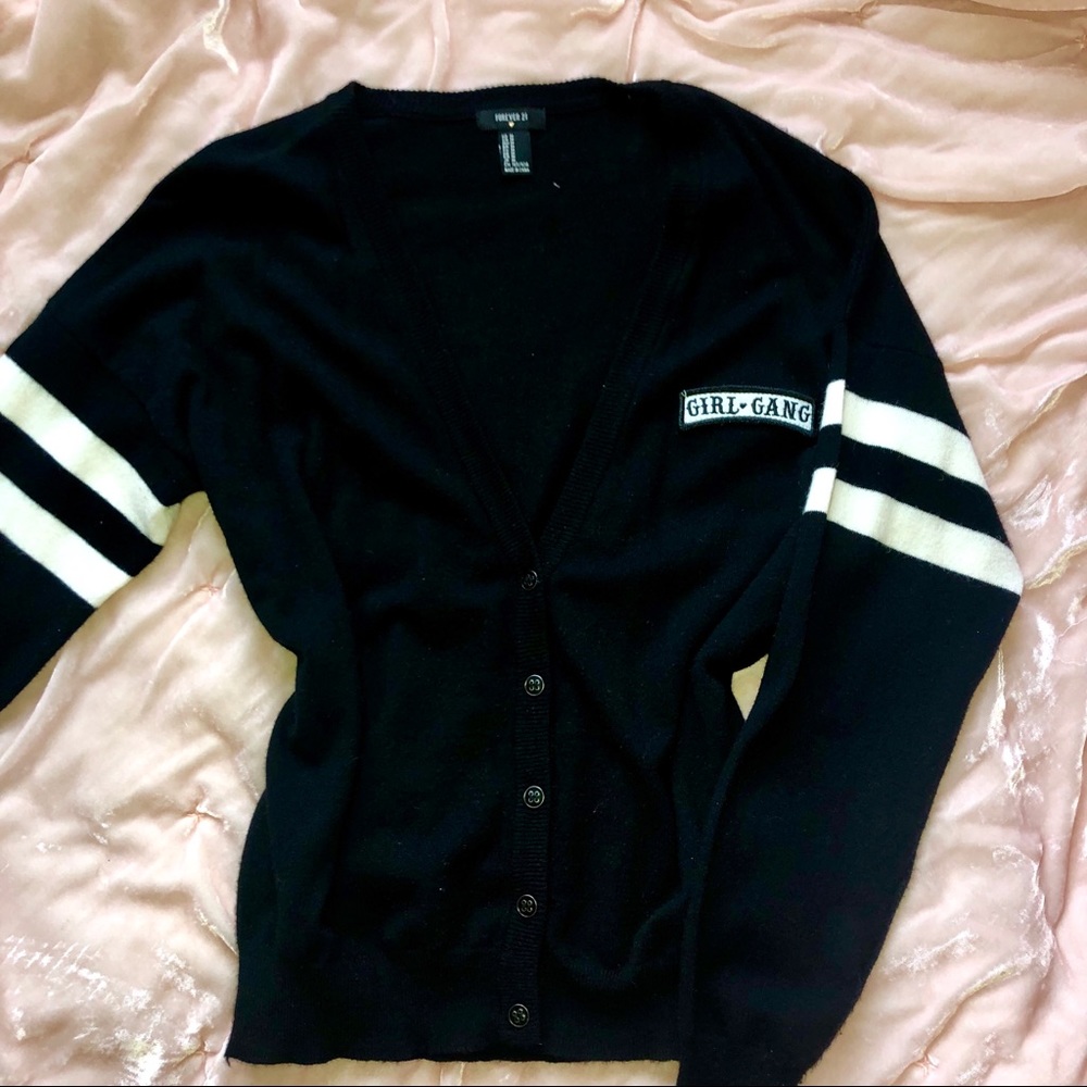 🧨GIRL GANG letterman sweater 💥